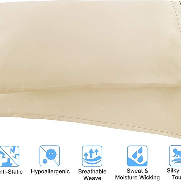 New 1500 Thread Count Wrinkle & Fade Resistant Egyptian Quality 4-Piece Bed Shee - Picture 2 of 6